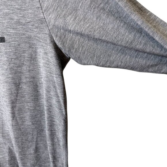 Nobull Gray Long Sleeve Athletic Shirt For Men Medium Lightweight Poly Blend Cas - Picture 4 of 6
